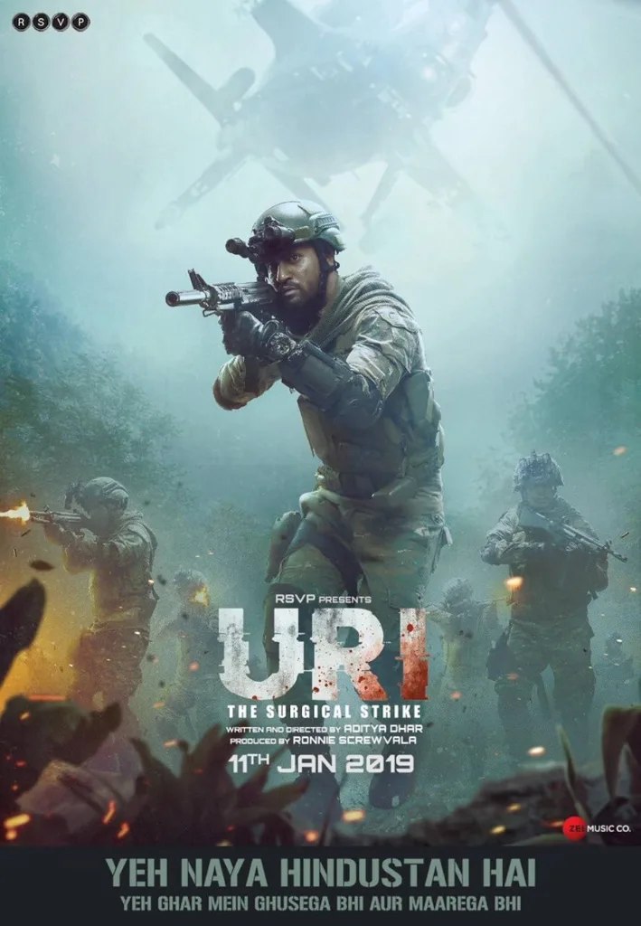 Bollywood Movies Based on Real life- Uri Surgical Strike